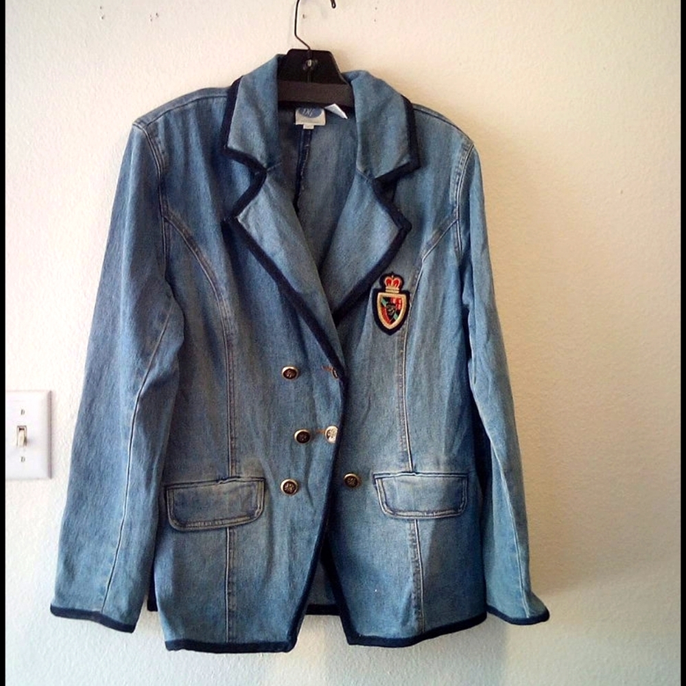 Diane Gilman Jean Jacket